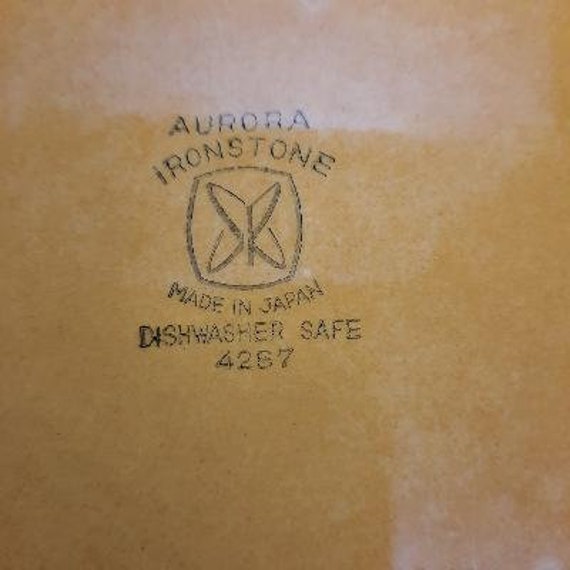 Aurora HARMONY HOUSE 日本製　50〜60s ヴィンテージ Harmony House Sears and Roebuck Ironstone Aurora Pattern Dinner