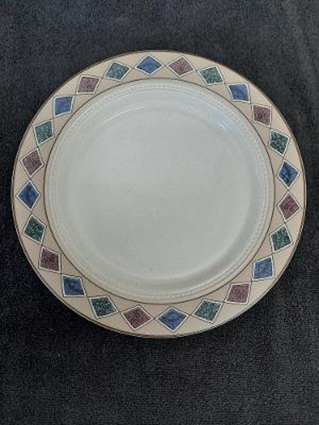 Mikasa Stone Craft Terrazzo Pattern Dinner Plate - Etsy