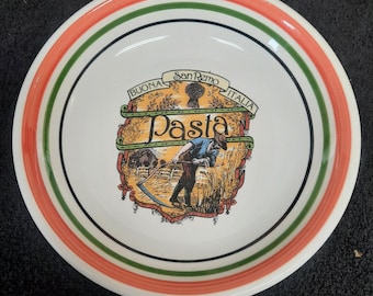 Himark San Remo Buona Italia Pattern Pasta Bowl Choice Individual Serve Made in Italy