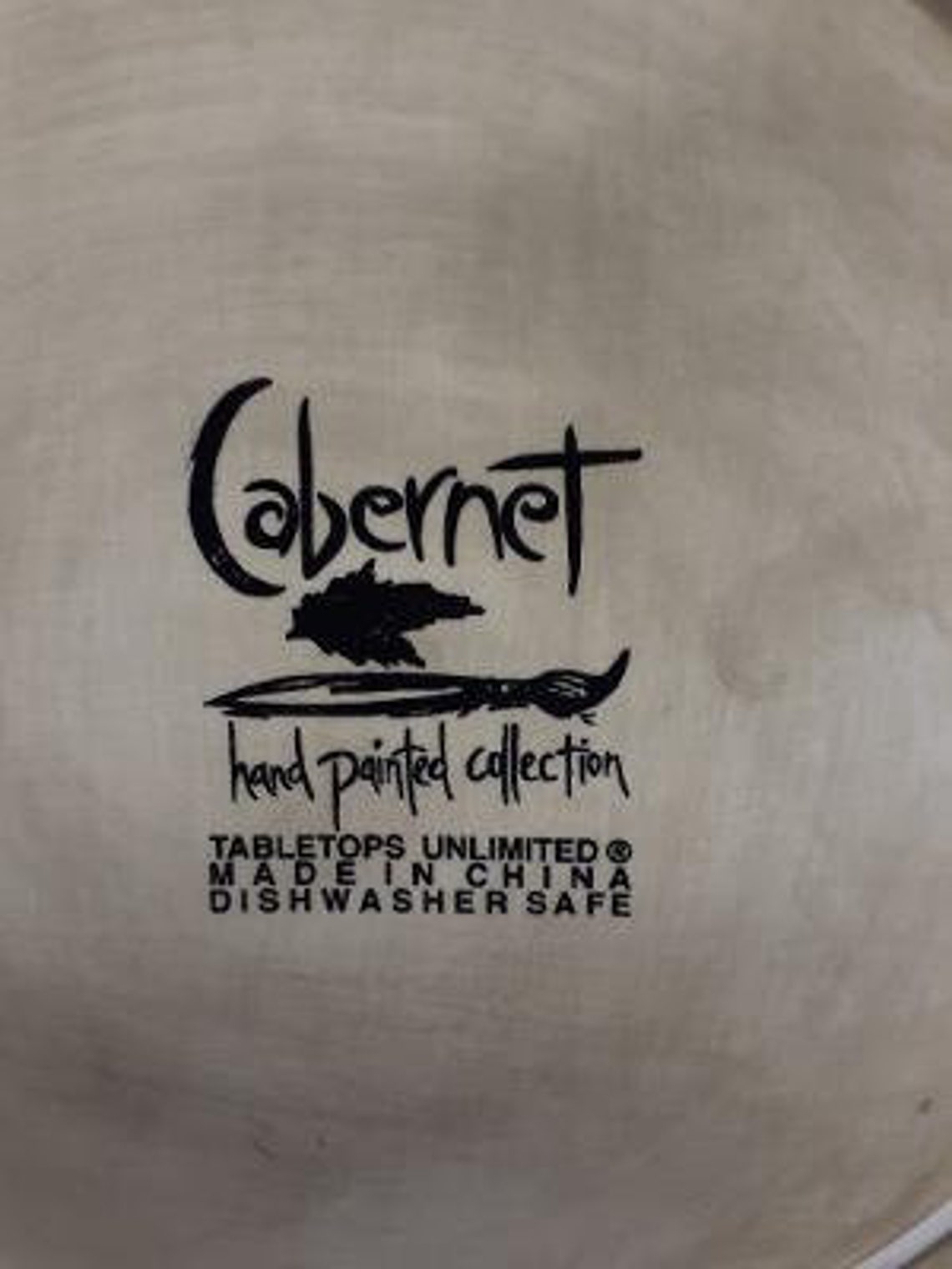 Tabletops Gallery Pattern Dinner Plate Hand Painted Etsy