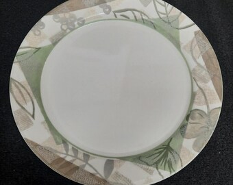 Ceramica Quadrifoglio Blue Fruits and Leaves Pattern Dinnerware