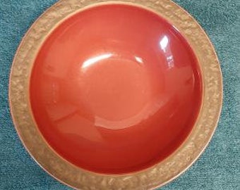 PIER 1 Red Earthenware Salad Plates SPAIN APPROX 8 1/4" Set Of 4