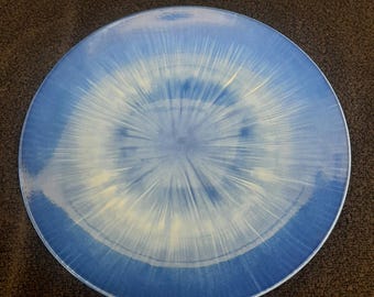 Royal Norfolk Blue Burst Pattern Dinner Plate