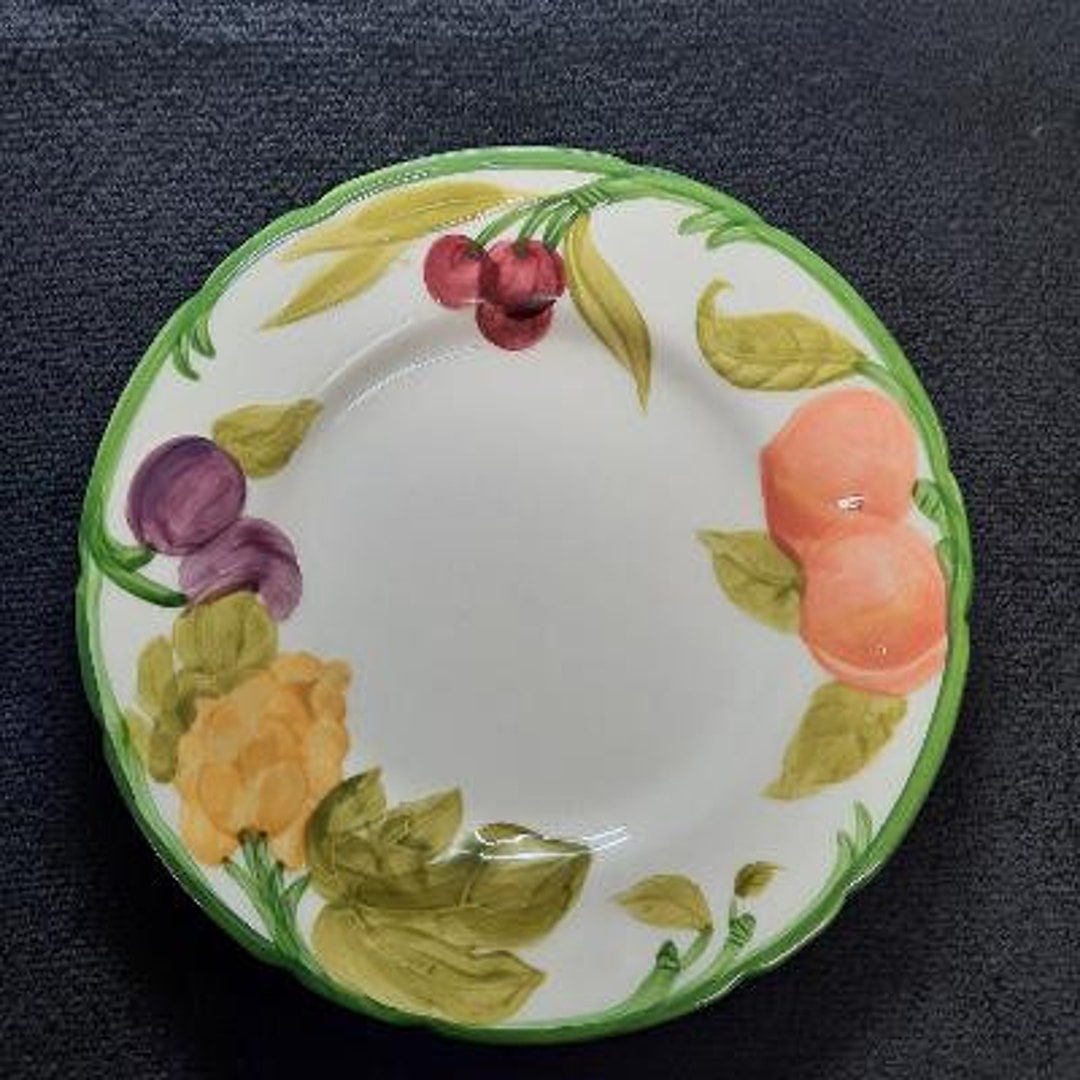 Franciscan Dinnerware Fresh Fruit Pattern Salad Plate Made in USA