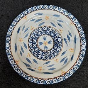 Saladier melamine bleu et marron Cancun 20,5 cm - 1 L
