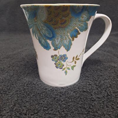 222 Fifth Fine China Eliza Teal Pattern Dinnerware Choice Piece Dinner  Cereal Vegetable Mug - Etsy