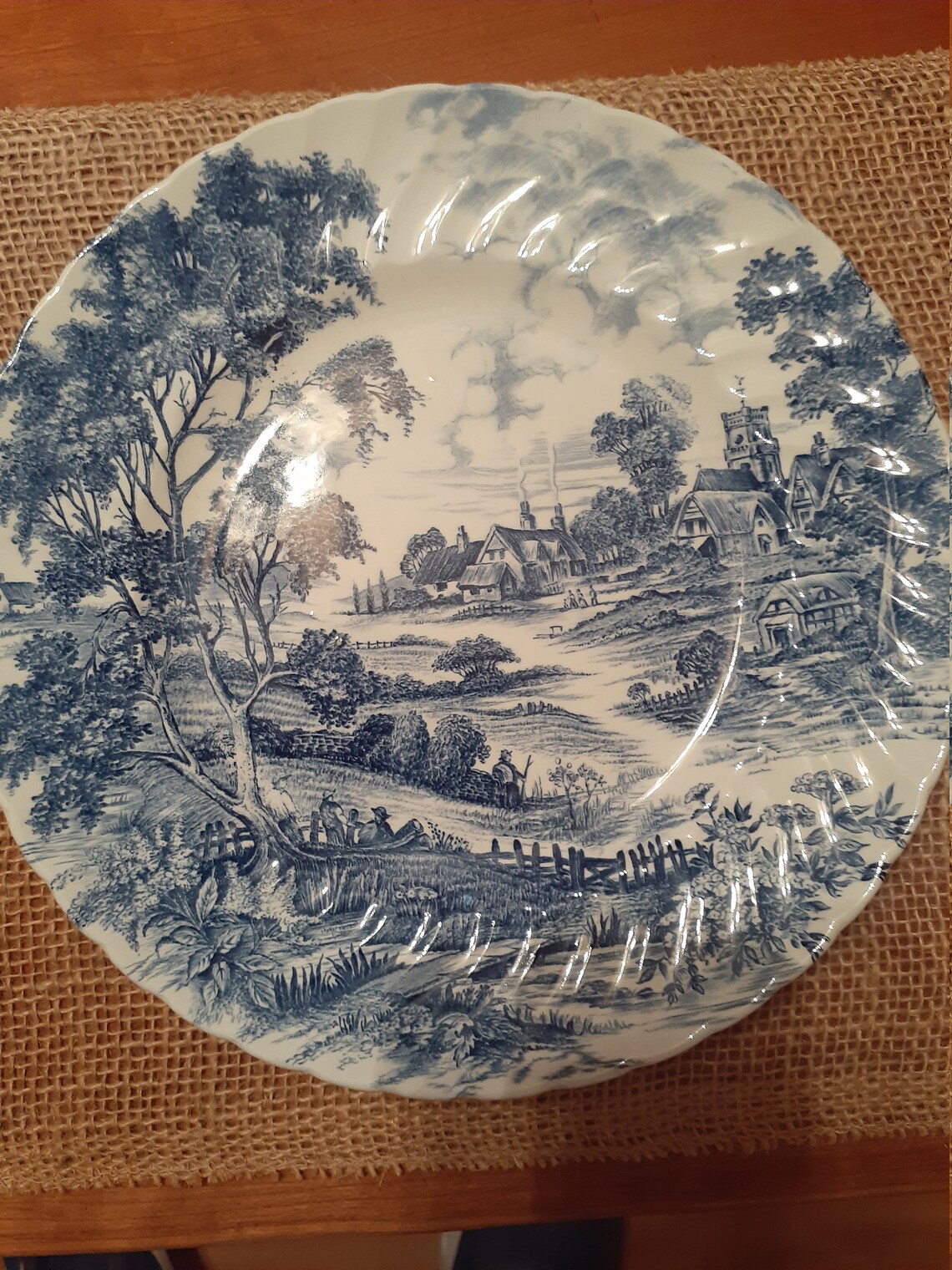 Ridgway Ironstone Meadowsweet Pattern Dinner Plate Made in England Etsy