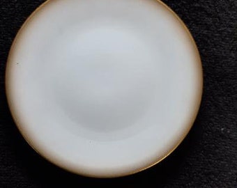 Rosenthal Dawn Pattern Bread and Butter Pie Plate Gold Trim Made in Germany