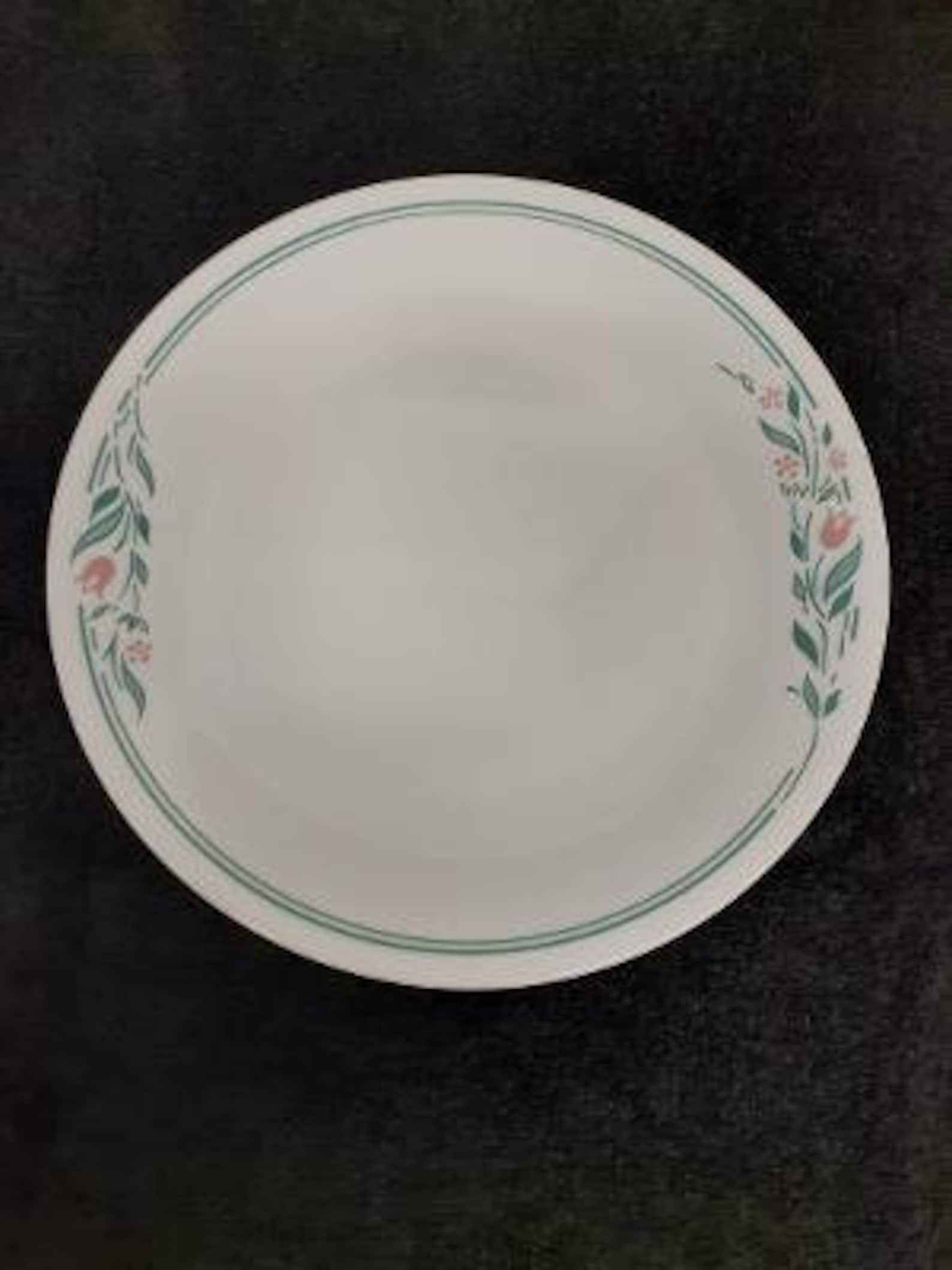 Corelle by Corning Rosemarie Pattern Dinner Plate Made in USA Etsy