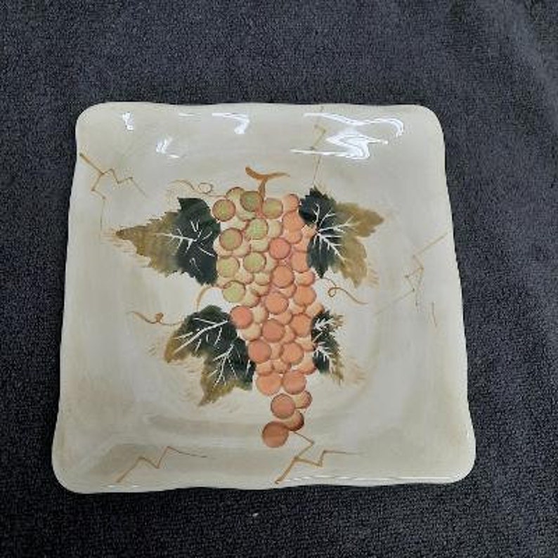Tabletops Gallery Pattern Square Salad Plate Choice Hand