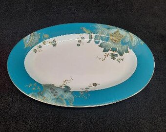 222 Fifth Fine China Eliza Teal Pattern Dinnerware Choice Piece