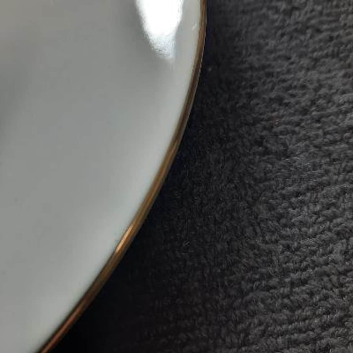 Robert Stanley Home Collection Gold and White Pattern Salad Plate Gold