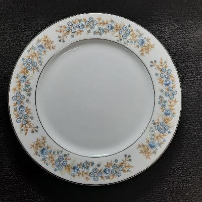 Sango China Oxford Blue Heaven 532 Pattern Salad Plate Made