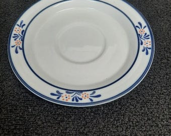 Fine China of Japan Country French Pattern Cup Saucer Only (No Cup)