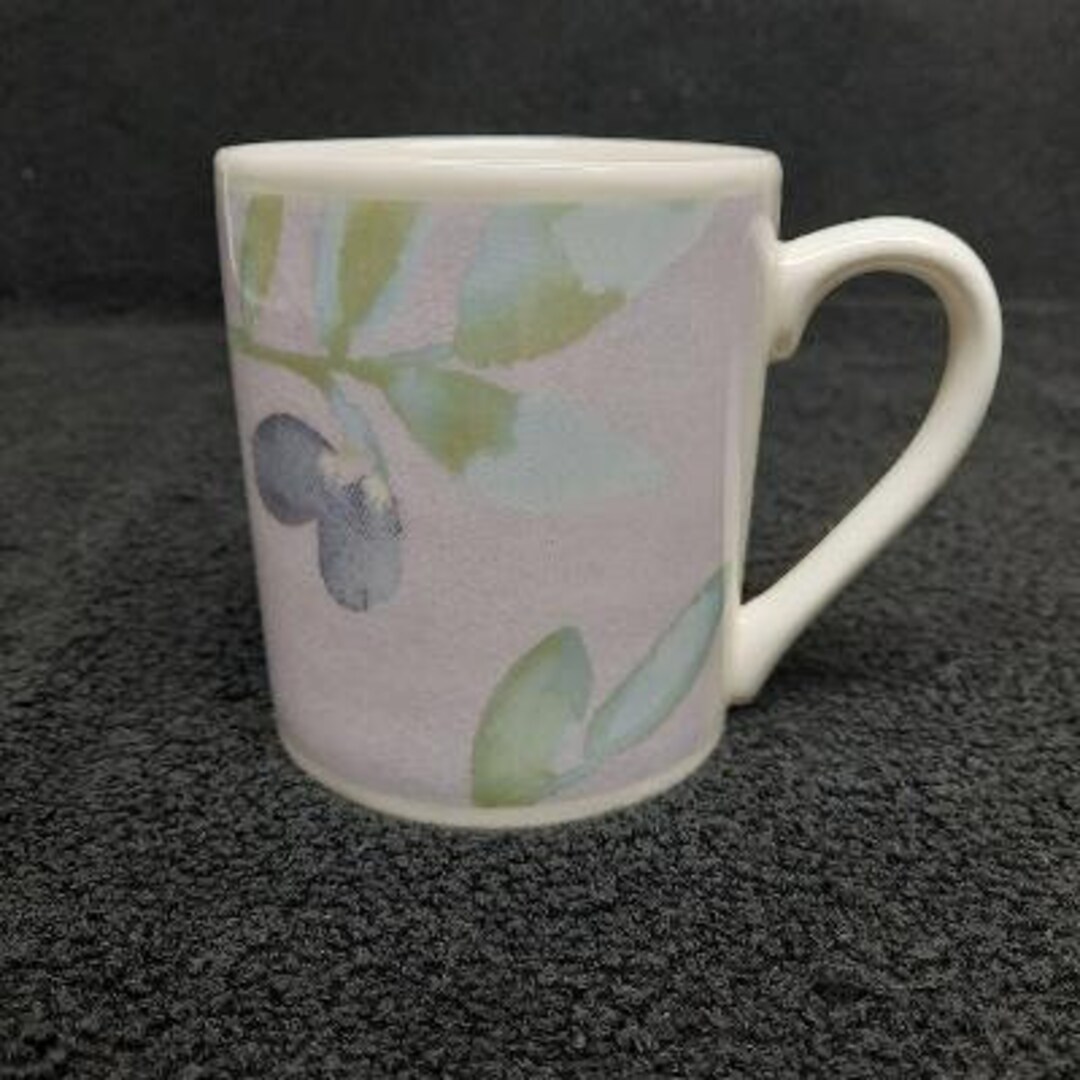 Pier 1 Olive Mist Pattern Coffee Mug Made in England Etsy