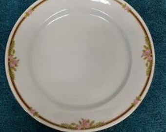 Jaeger Bavaria J & C Ferncroft Pattern Salad Plate Roses Ferns