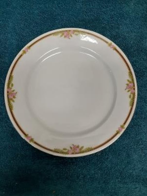 Jaeger Bavaria J & C Ferncroft Pattern Salad Plate Roses Ferns - Etsy