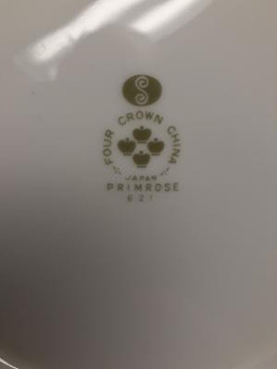 Four Crown China Primrose Pattern Salad Plate Made in Japan - Etsy