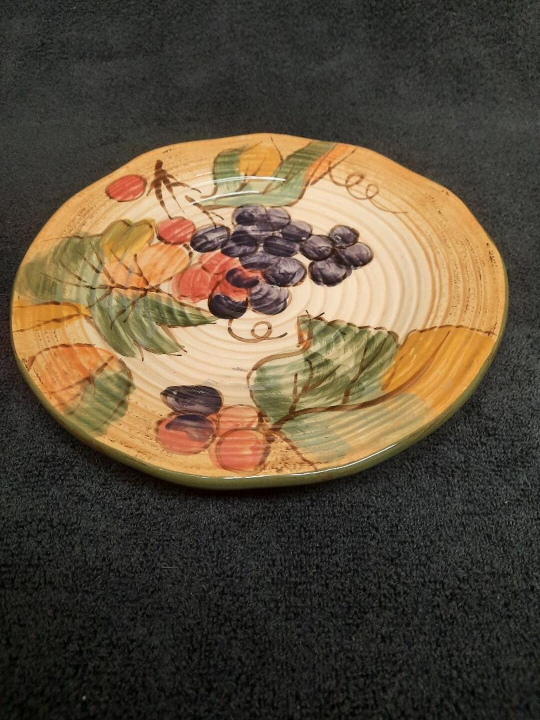 Certified International Tuscany Pattern Salad Plate Pamela