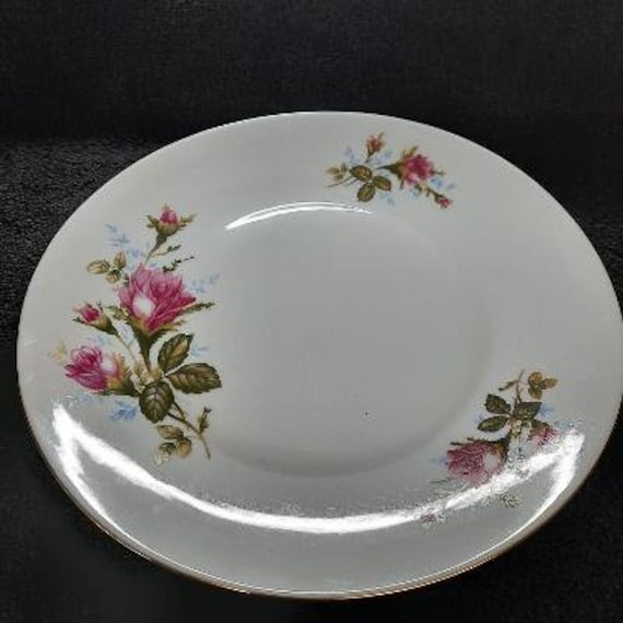 Embassy China Chodziez Moss Rose Pattern Dinner Plate Made in