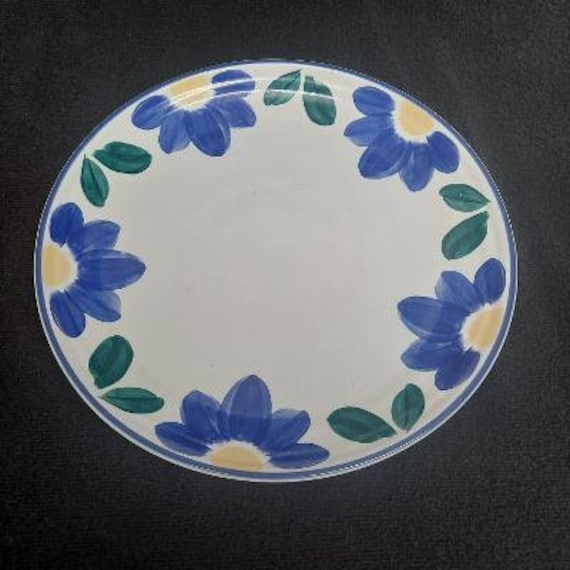 International Tableworks Stoneware Blue Napoli 153 Pattern Dinner