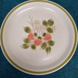 Vintage Stoneware Strawberry Patch - Etsy