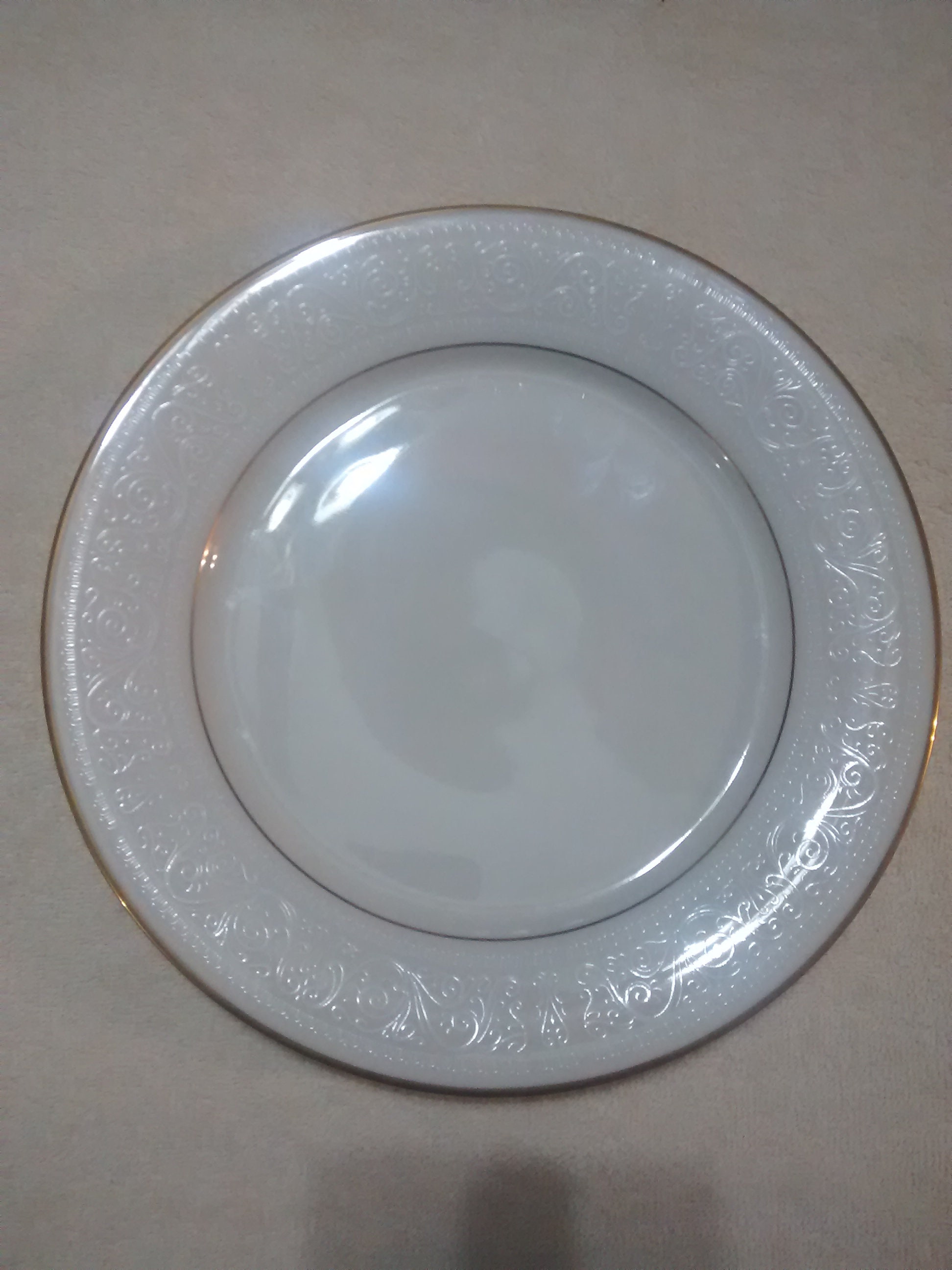 Noritake Ivory China Tulane 7562 Pattern Dinner Plate - Etsy