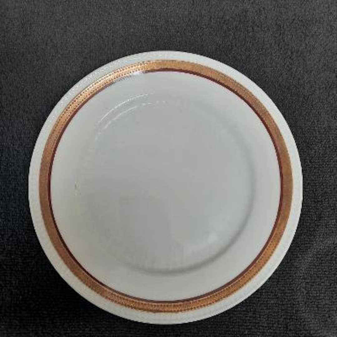 Bareuther Waldsassen 100 Jahre Unknown Pattern Salad Plate Red Etsy