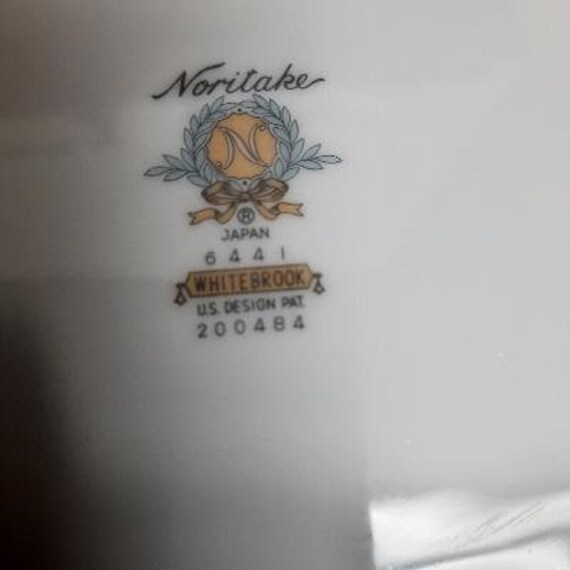Noritake Whitebrook 6441 Pattern Dinner Plate Made in Japan - Etsy