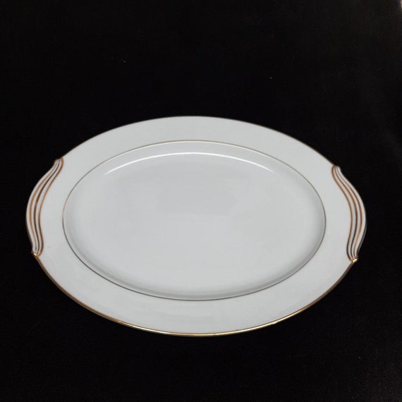 Noritake Nippon Toki Kaisha 7050 Pattern Dinnerware Serving Noritake Nippon Toki Kaisha 7050 Pattern Dinnerware Serving