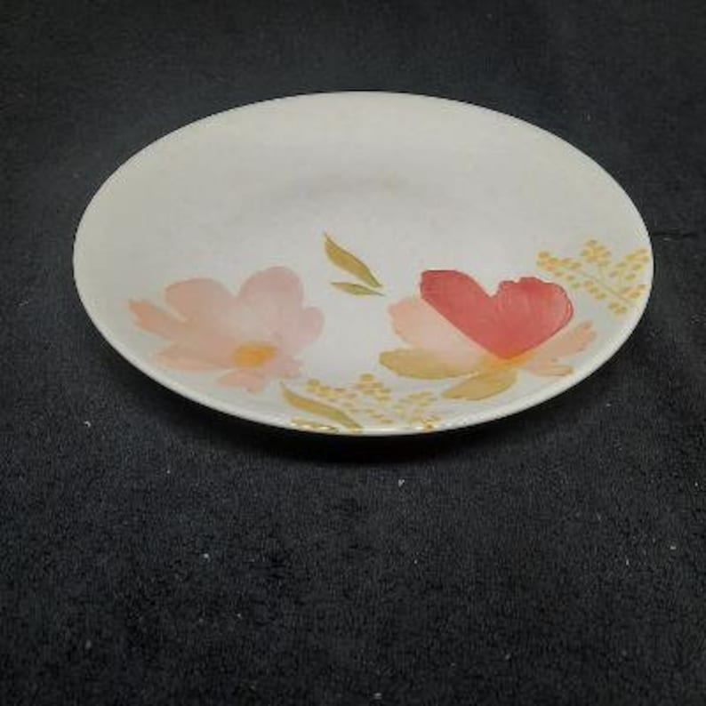 Matceramica Hand Painted Floral Pattern Dinner Plate Made in Portugal Etsy