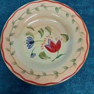 Pfaltzgraff Napoli Pattern Hand Painted Salad Plate