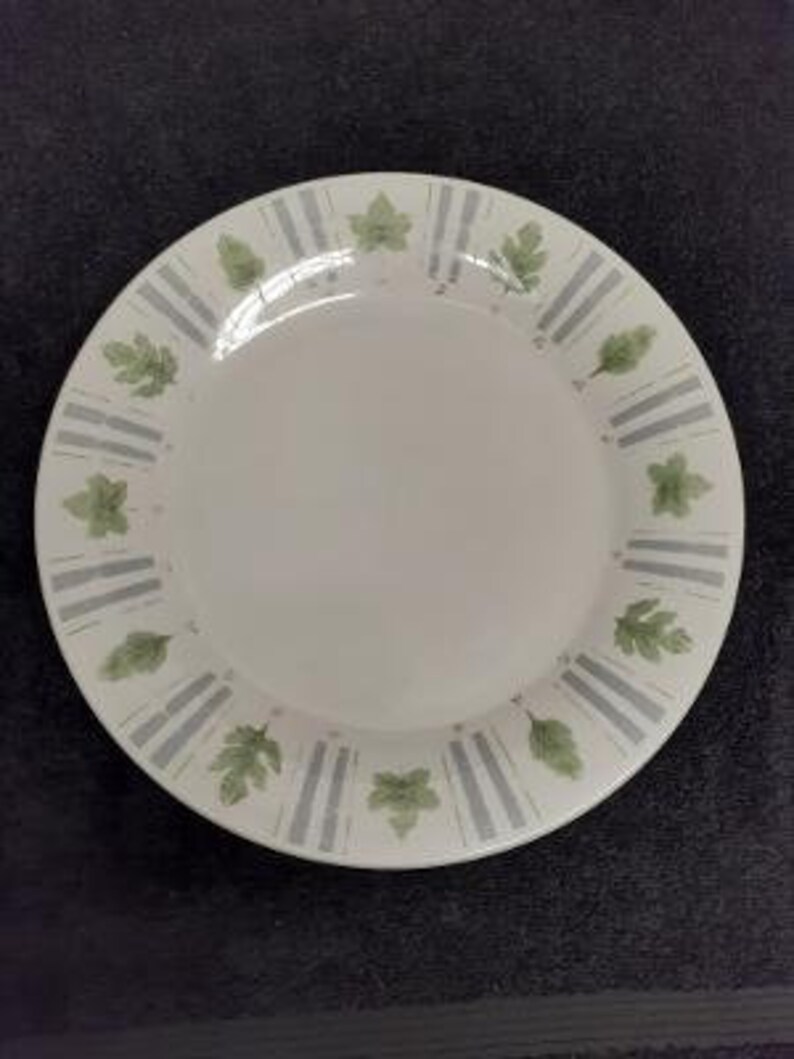 WSP Damon Wood Stoneware WSZ1 Pattern Dinner Plate Well Used Etsy