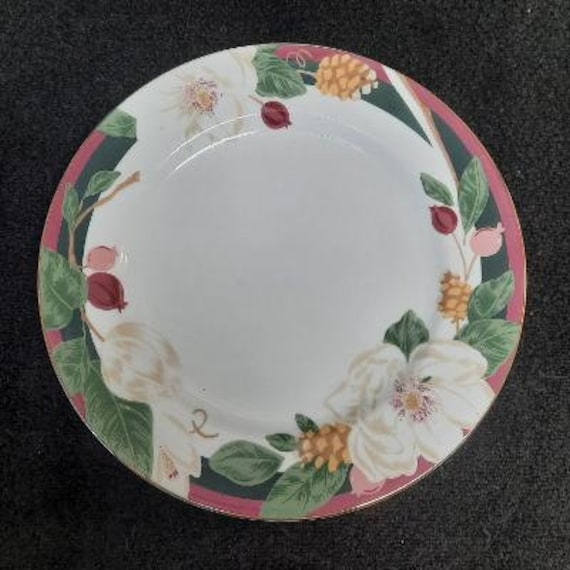 Fairfield Fine China Magnolia Pattern Dinner Plate Etsy