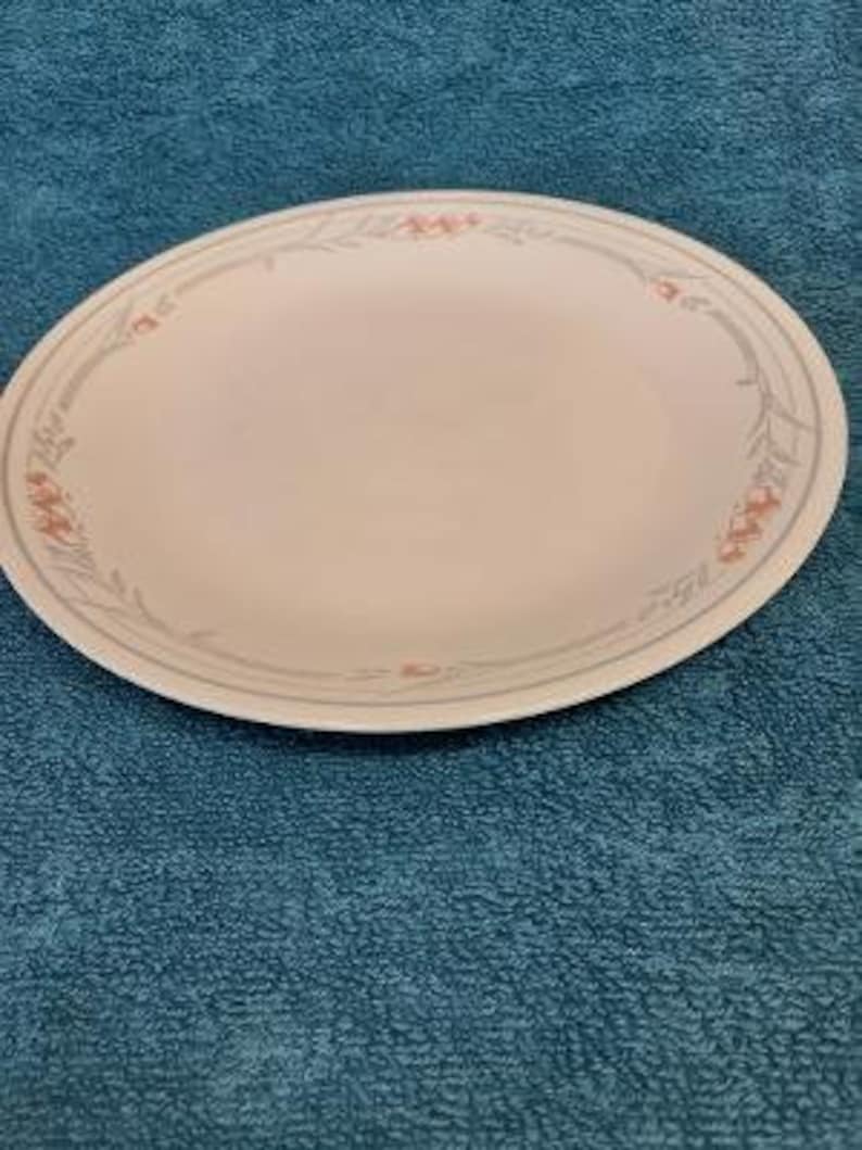 Corning Corelle Rose Pattern Dinner Plate Made in USA Etsy