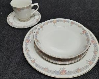 SANGO Florentine China 5 Piece Place Setting - Etsy