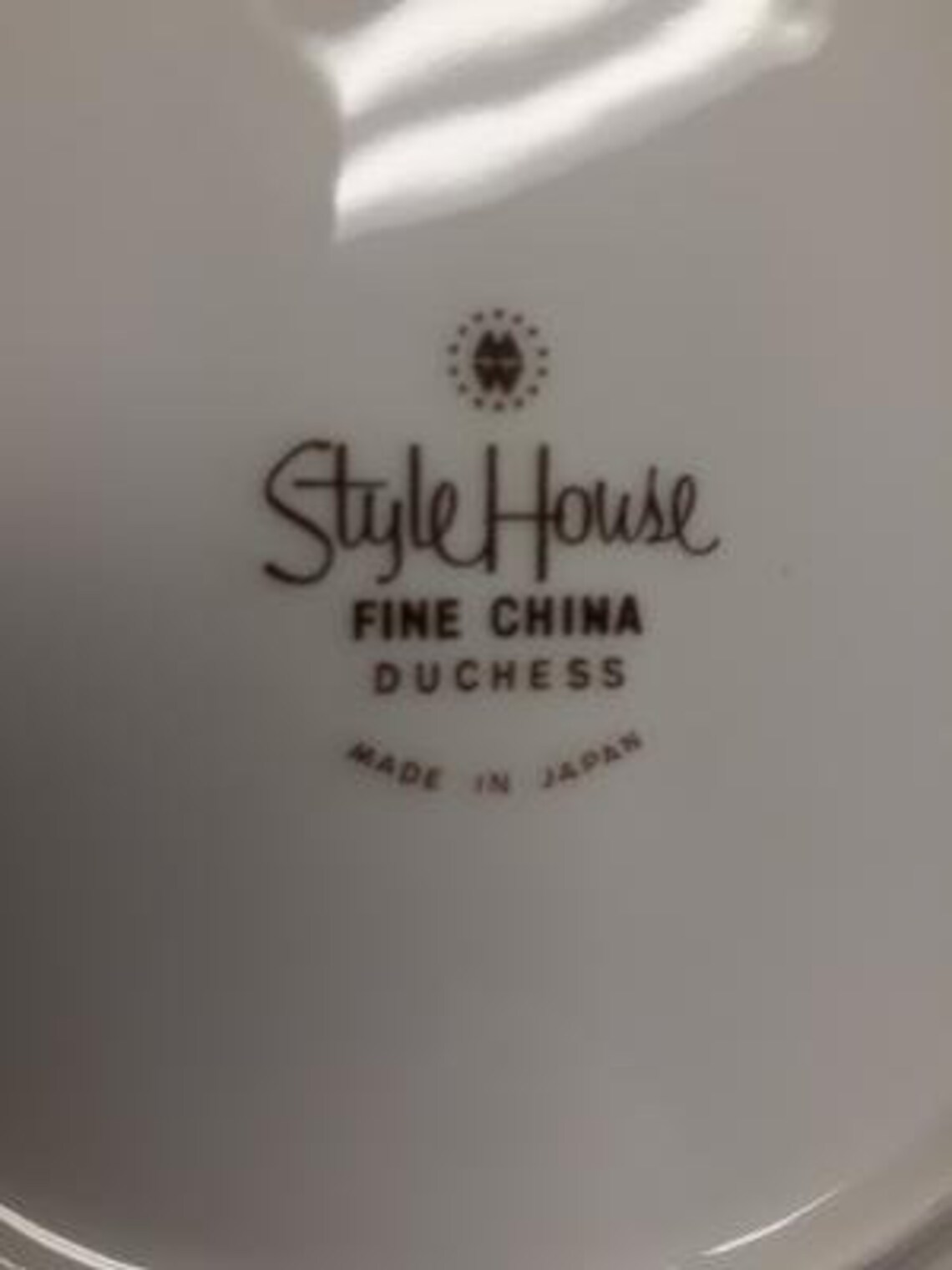 Style House Fine China Duchess Pattern Bread and Butter Plate Made in