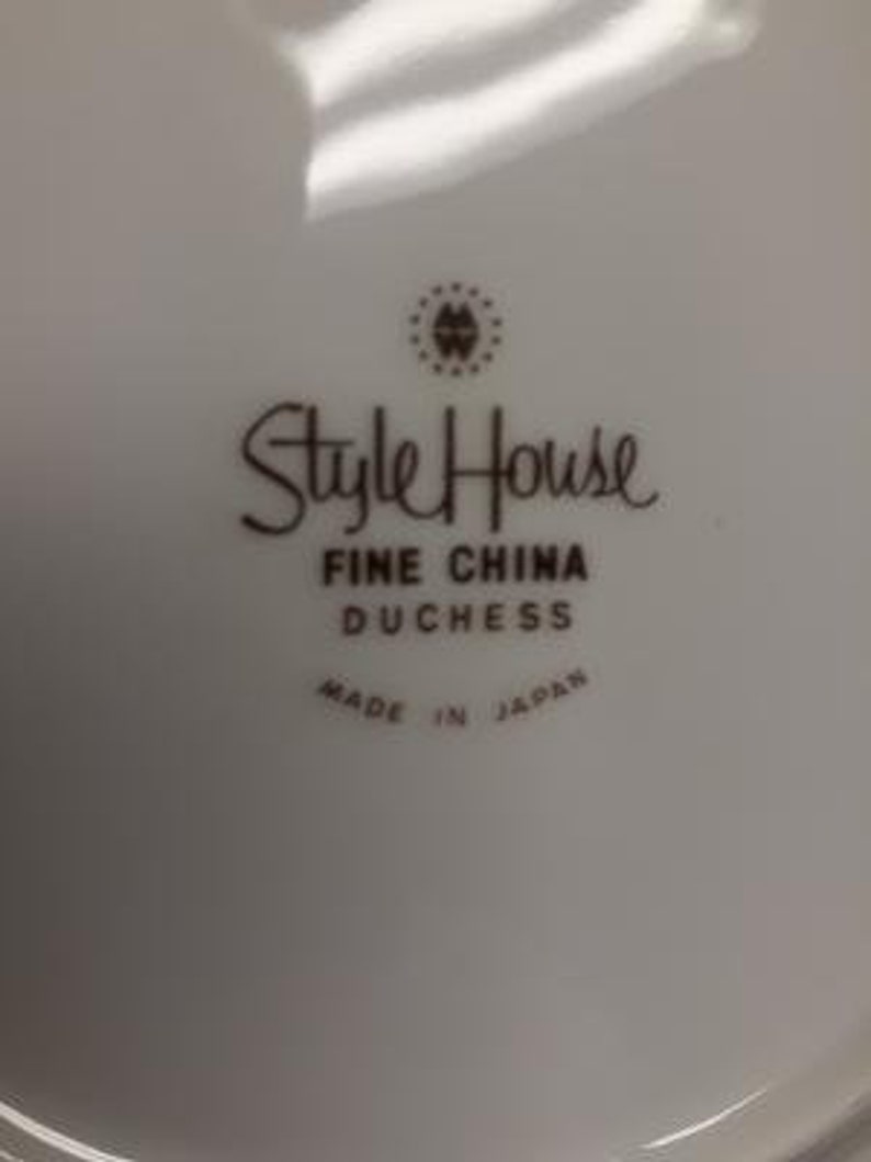 Style House Fine China Duchess Pattern Bread and Butter Plate Made in