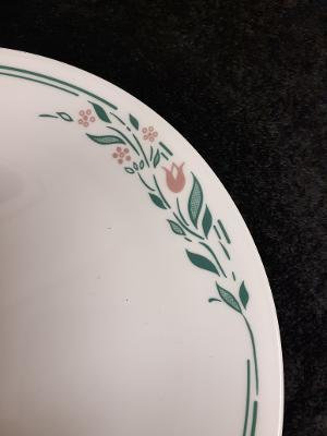 Corelle by Corning Rosemarie Pattern Dinner Plate Made in USA Etsy