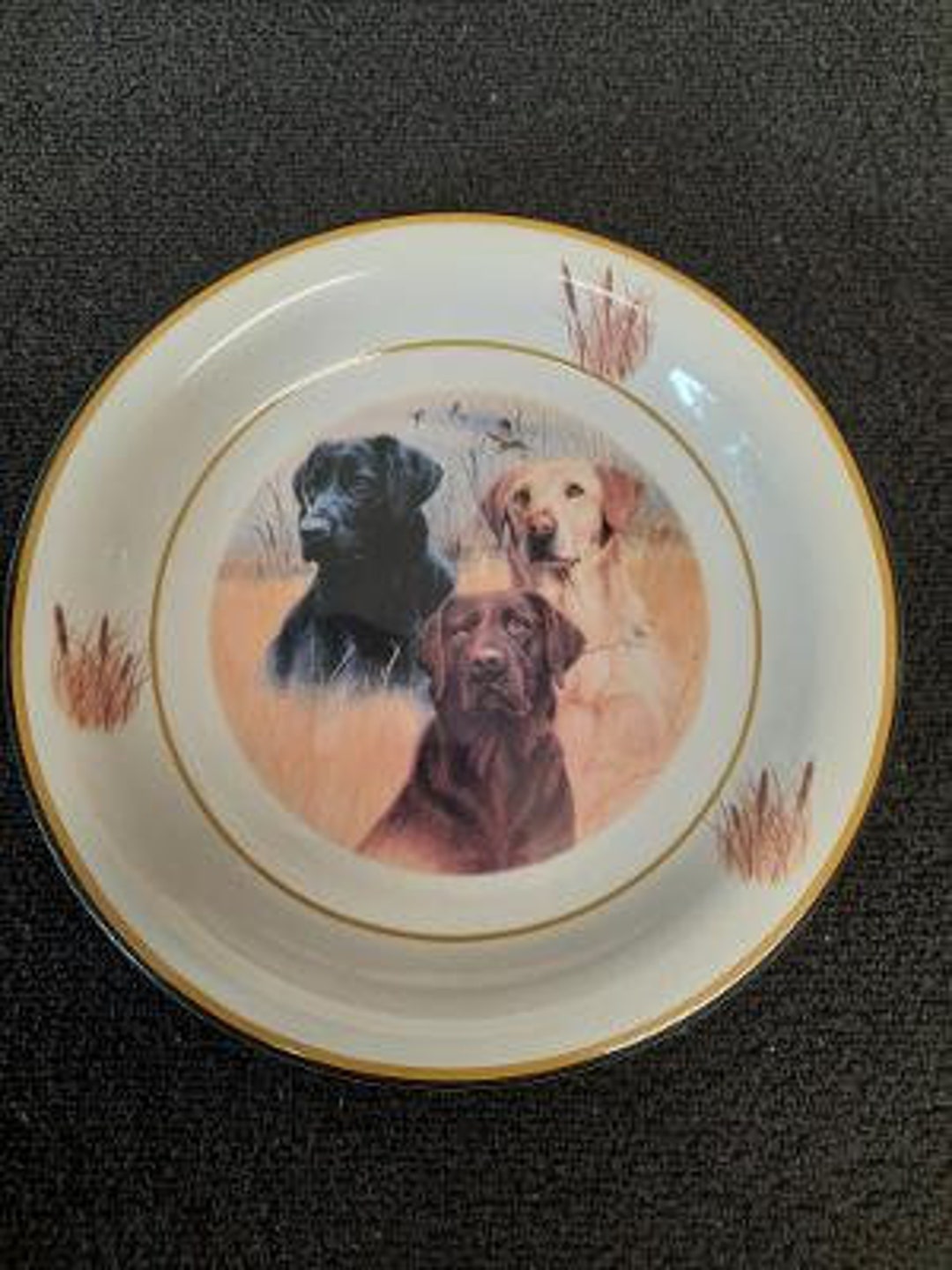 Great Ideas LLC Hunting Dogs Pattern Jim Killen Salad Plate - Etsy
