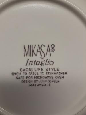 Mikasa Intaglio Life Style Pattern by John Bergen Rimmed Soup Bowl