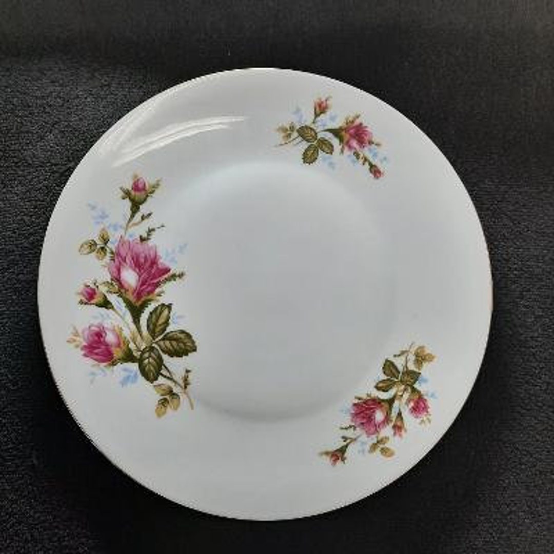 Embassy China Chodziez Moss Rose Pattern Dinner Plate Made in
