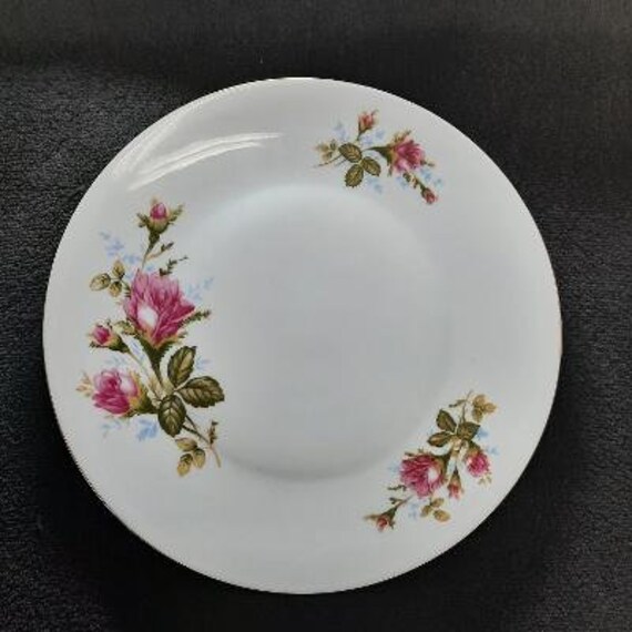 Embassy China Chodziez Moss Rose Pattern Dinner Plate Made in