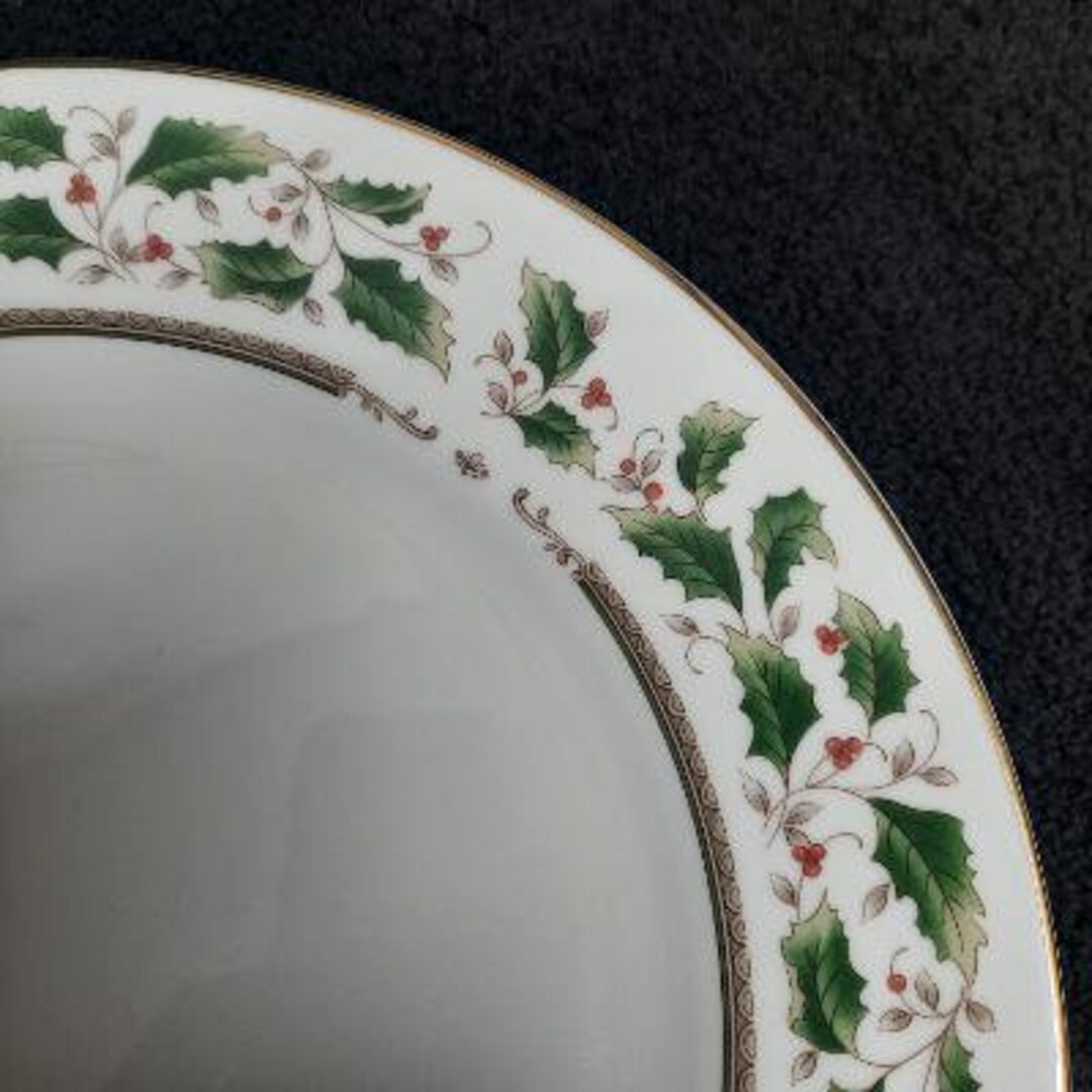 Royal Limited Holly Holiday Pattern Dinnerware Pieces Choice Made in ...