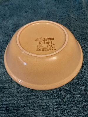 Mikasa Potters Art Old Hickory Pattern Cereal Bowl Ben