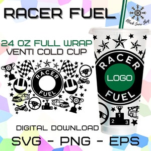 Racer Petroleum Wrap Venti Kalt 24 Unzen Becher SVG,Venti Full Wrap SVG,voll Wrap SVG, Pre Sized Kaltschale, digitaler Download,Cricut Design,svg,png,eps