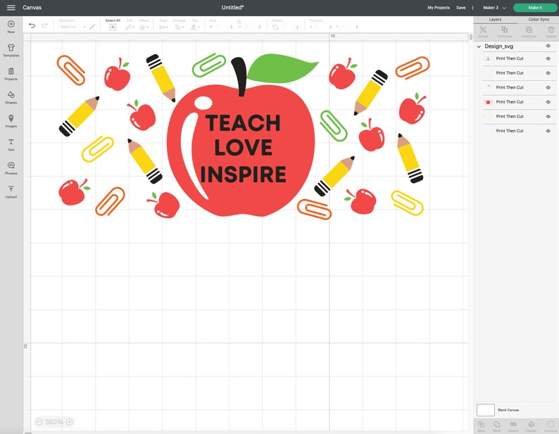 Teach Love Inspire Glass Wrap Svg, Teacher Svg,libbey 16 Oz Beer Can ...
