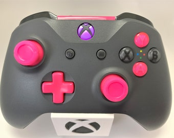 Pink and black xbox one controller sale