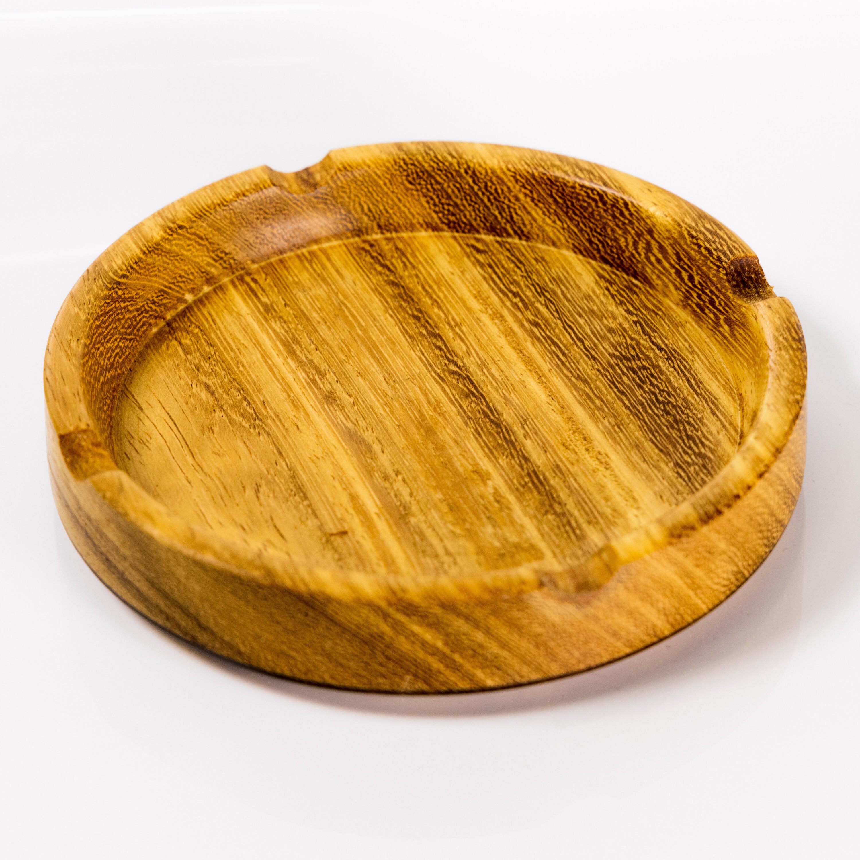 Wooden Ash Tray Nigerian Iroko Etsy