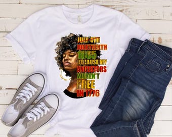 Juneteenth Unisex Tees - 1865, Black History